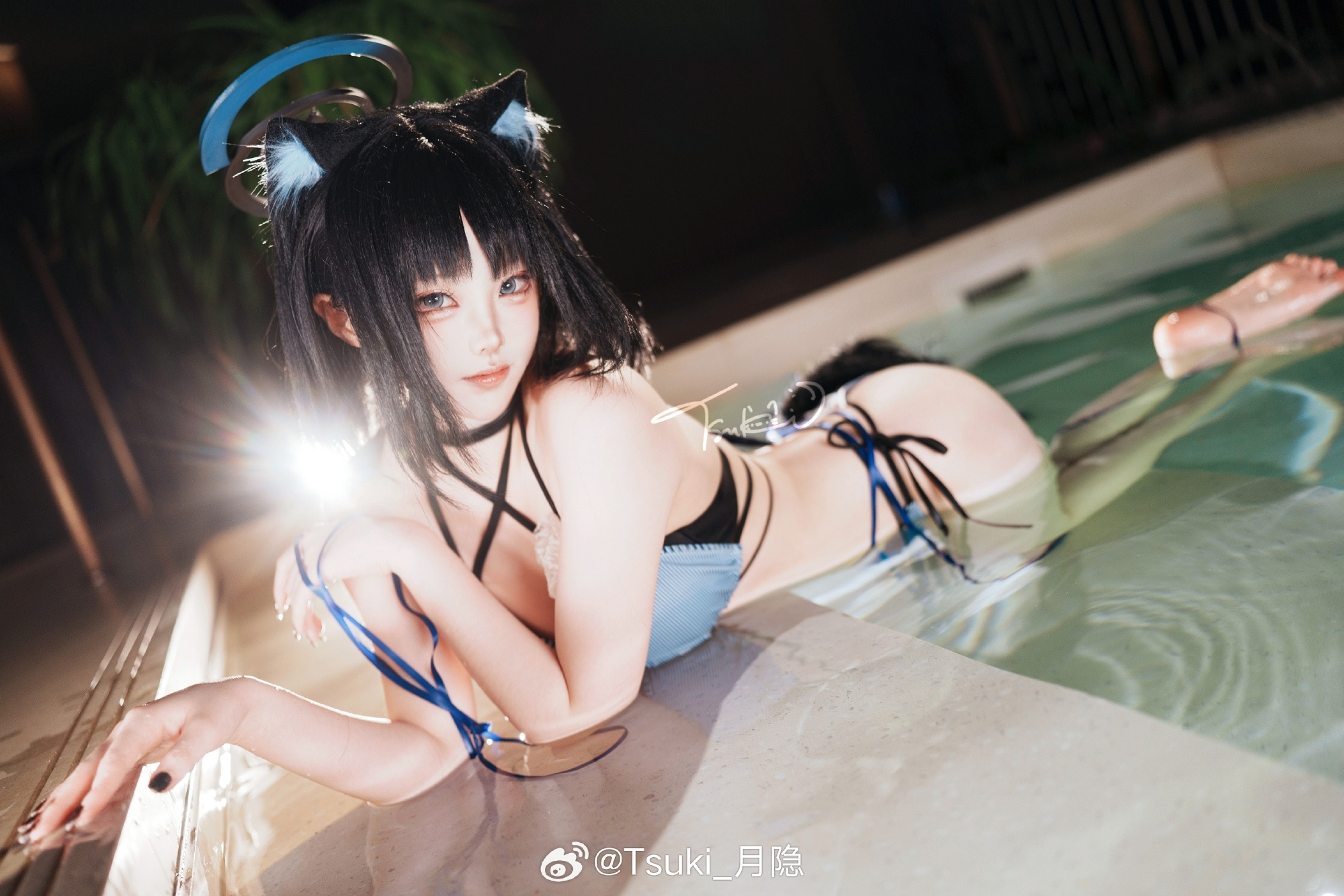 Tsuki_月隐COSPLAY《蔚蓝档案超》桐生桔梗