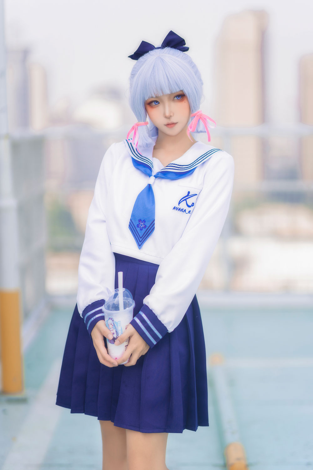 Seya-狮砸COSPLAY写真《原神》凌华JK