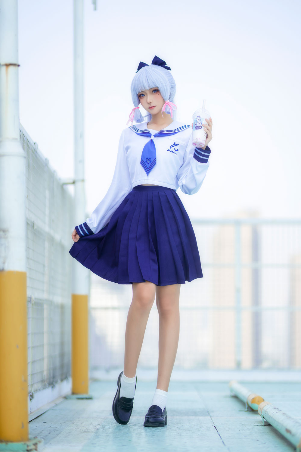 Seya-狮砸COSPLAY写真《原神》凌华JK