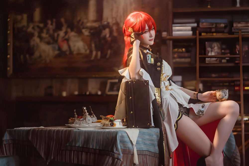 花兮_honoka 铁道 姬子COSPLAY图片写真在线看