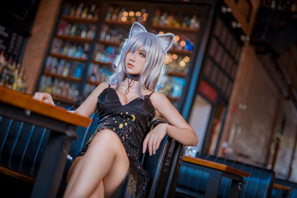 九曲Jean COSPLAY写真图片 黑 周年礼服