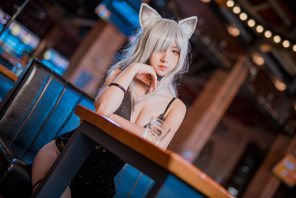 九曲Jean COSPLAY写真图片 黑 周年礼服