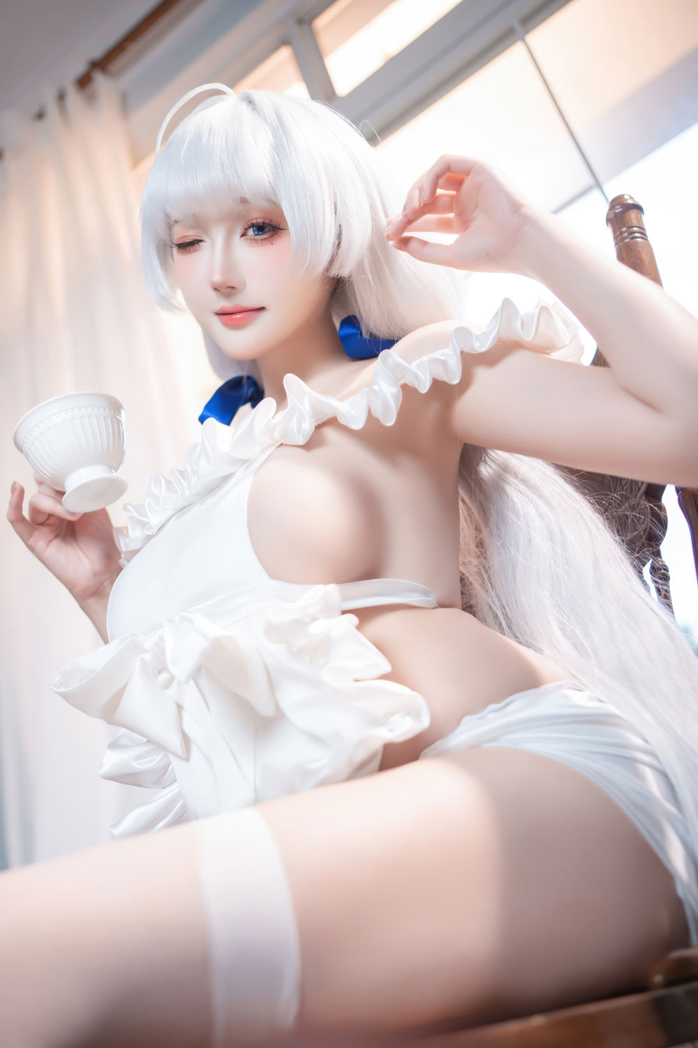 瓜希酱《碧蓝航线》光辉 辉光下的甜蜜COSPLAY图片写真在线