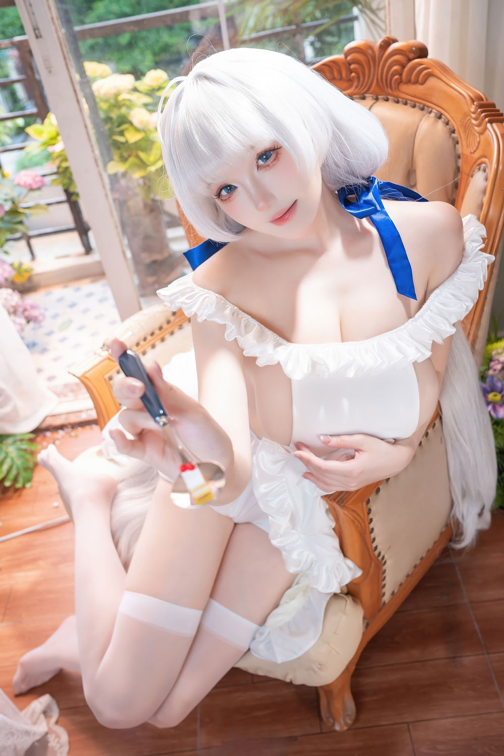 瓜希酱《碧蓝航线》光辉 辉光下的甜蜜COSPLAY图片写真在线