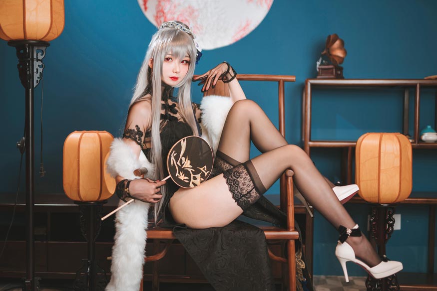 封疆疆v 路易九世旗袍COS美图在线