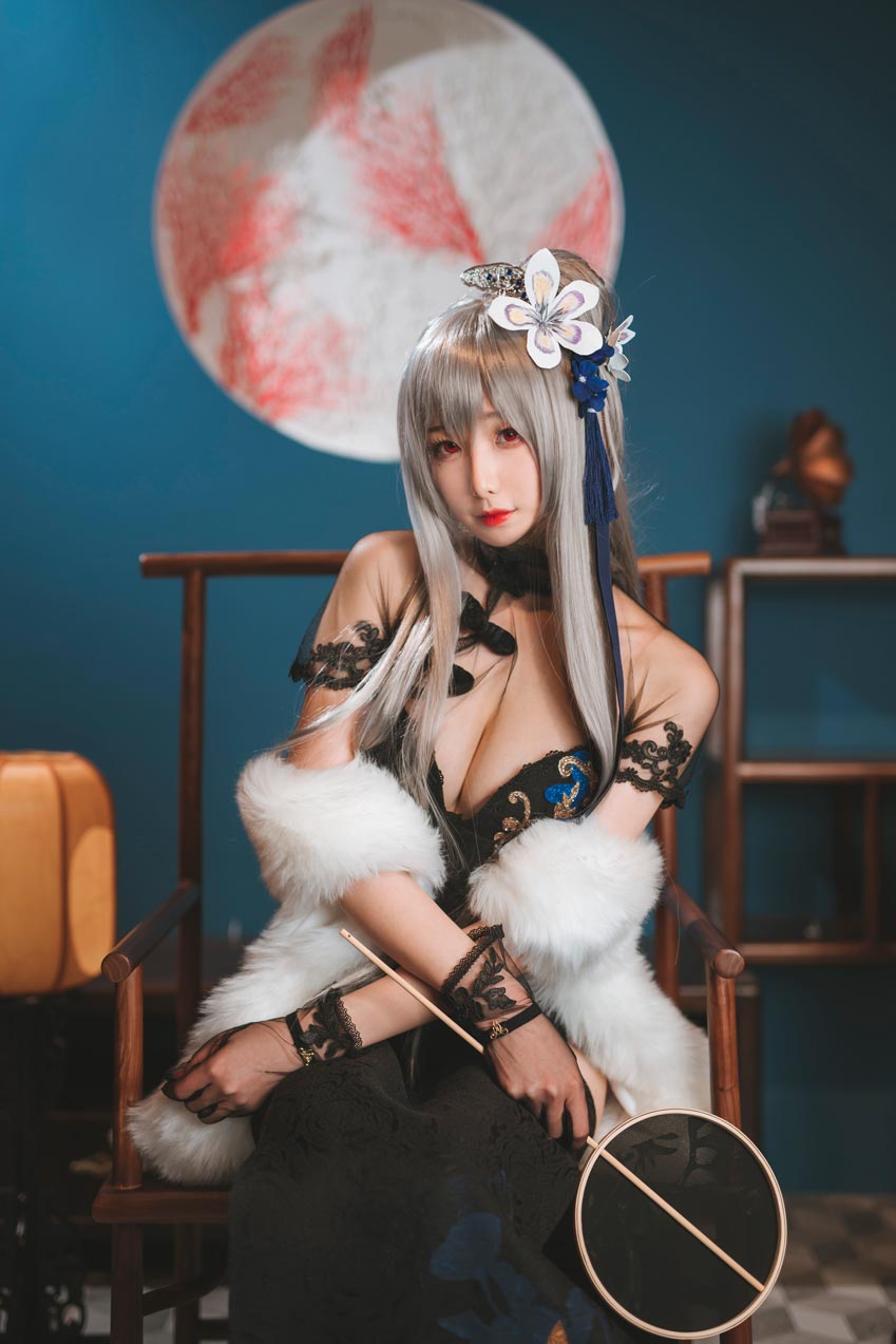 封疆疆v 路易九世旗袍COS美图在线