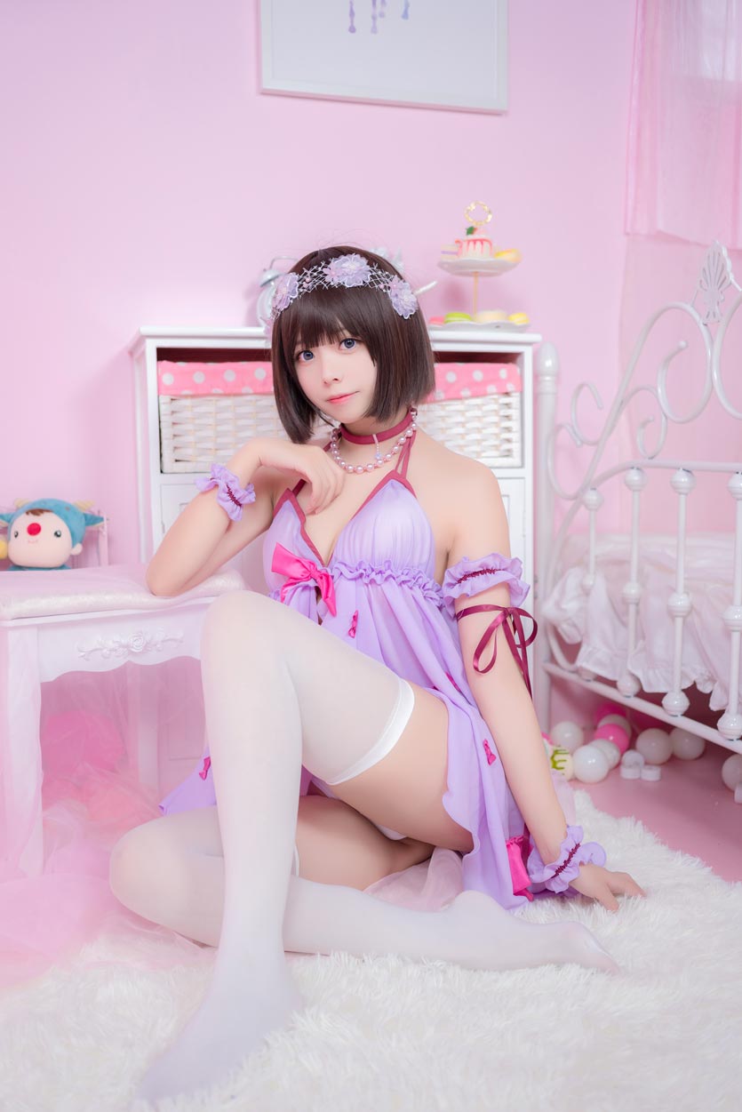 小野妹子w《路人女主的养成方法》加藤惠COS圣人惠睡衣白丝写真图片 小野妹子w《路人女主的养成方法》加藤惠COS圣人惠睡衣白丝写真图片