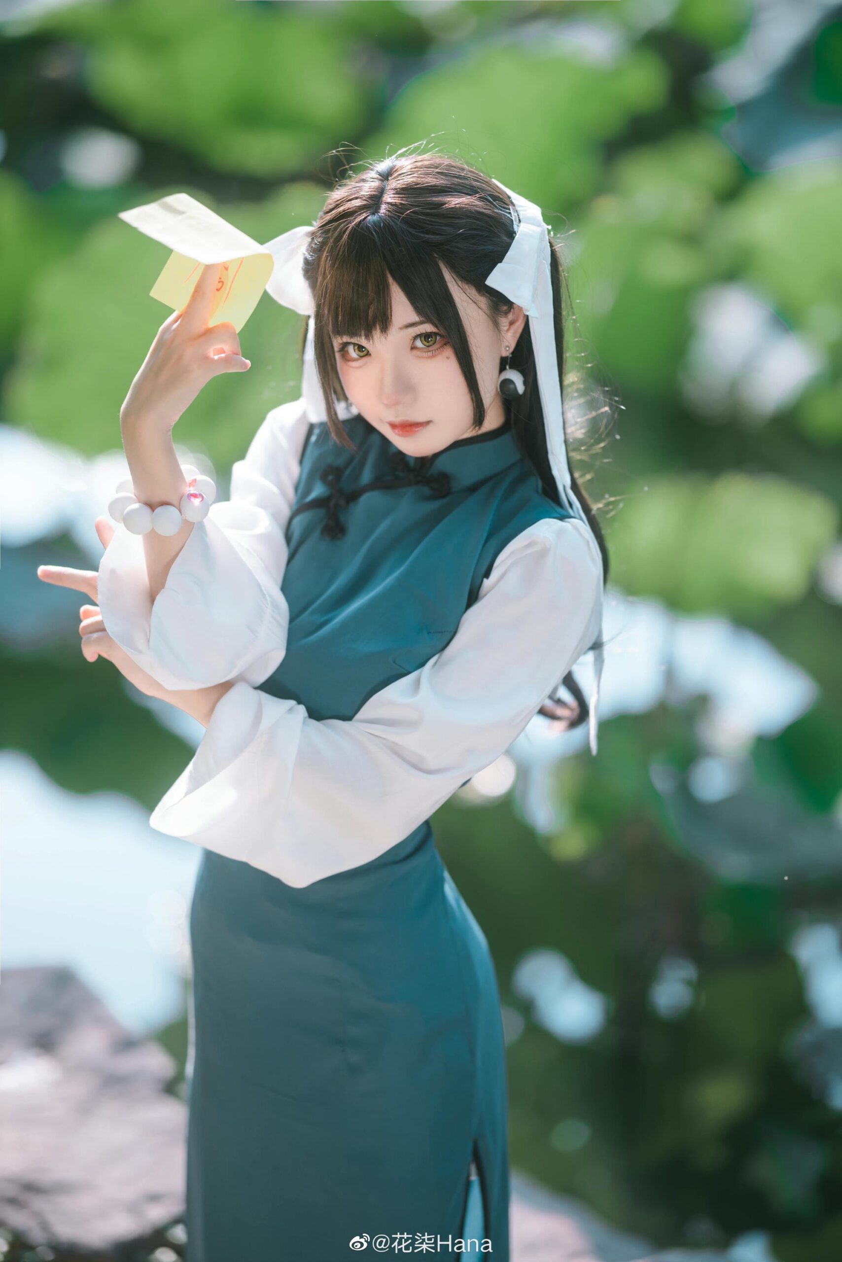 花柒Hana 驱鬼道士药指动漫COS图片 花柒Hana 驱鬼道士药指动漫COS图片
