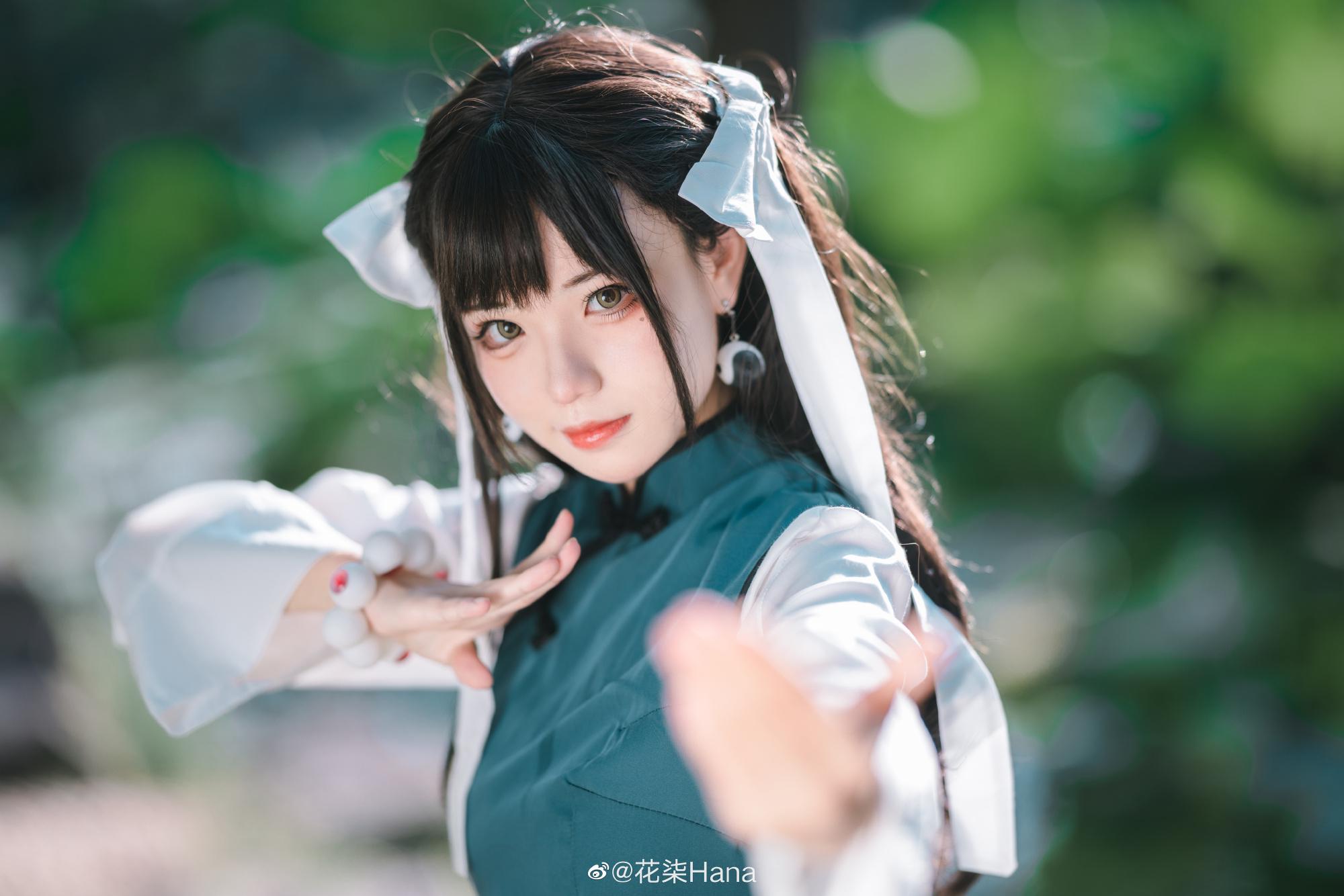 花柒Hana 驱鬼道士药指动漫COS图片 花柒Hana 驱鬼道士药指动漫COS图片