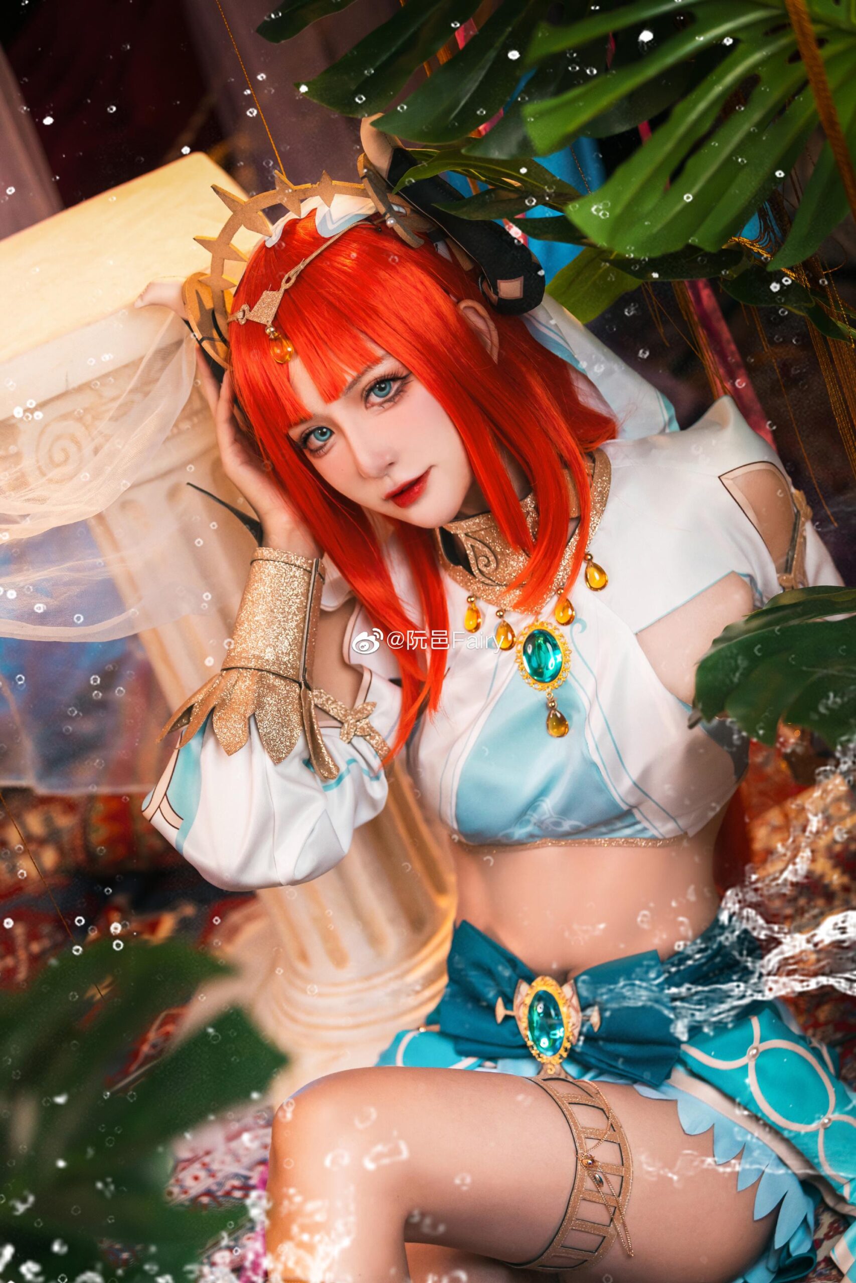 阮邑Fairy《原神》妮露cosplay图片