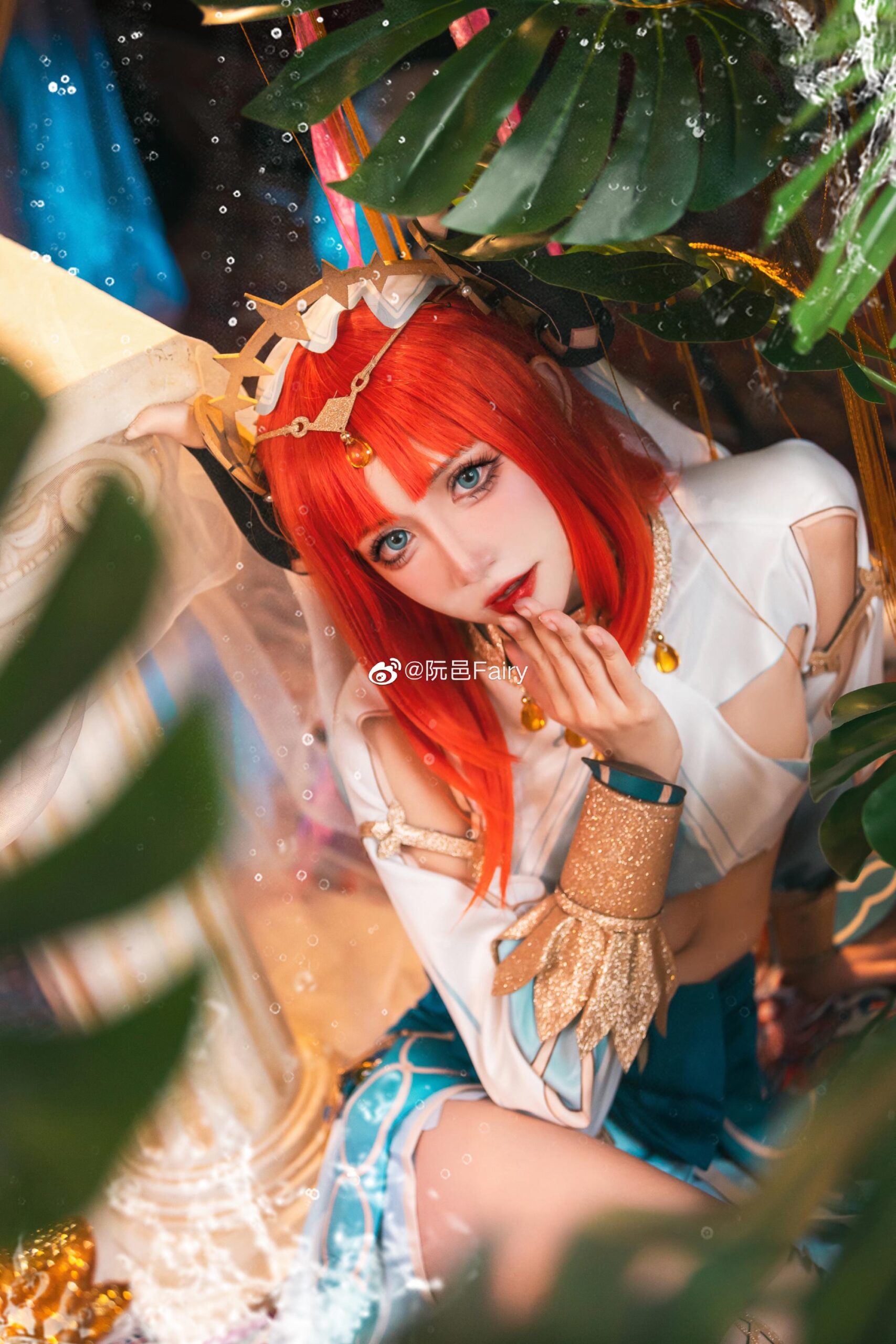 阮邑Fairy《原神》妮露cosplay图片