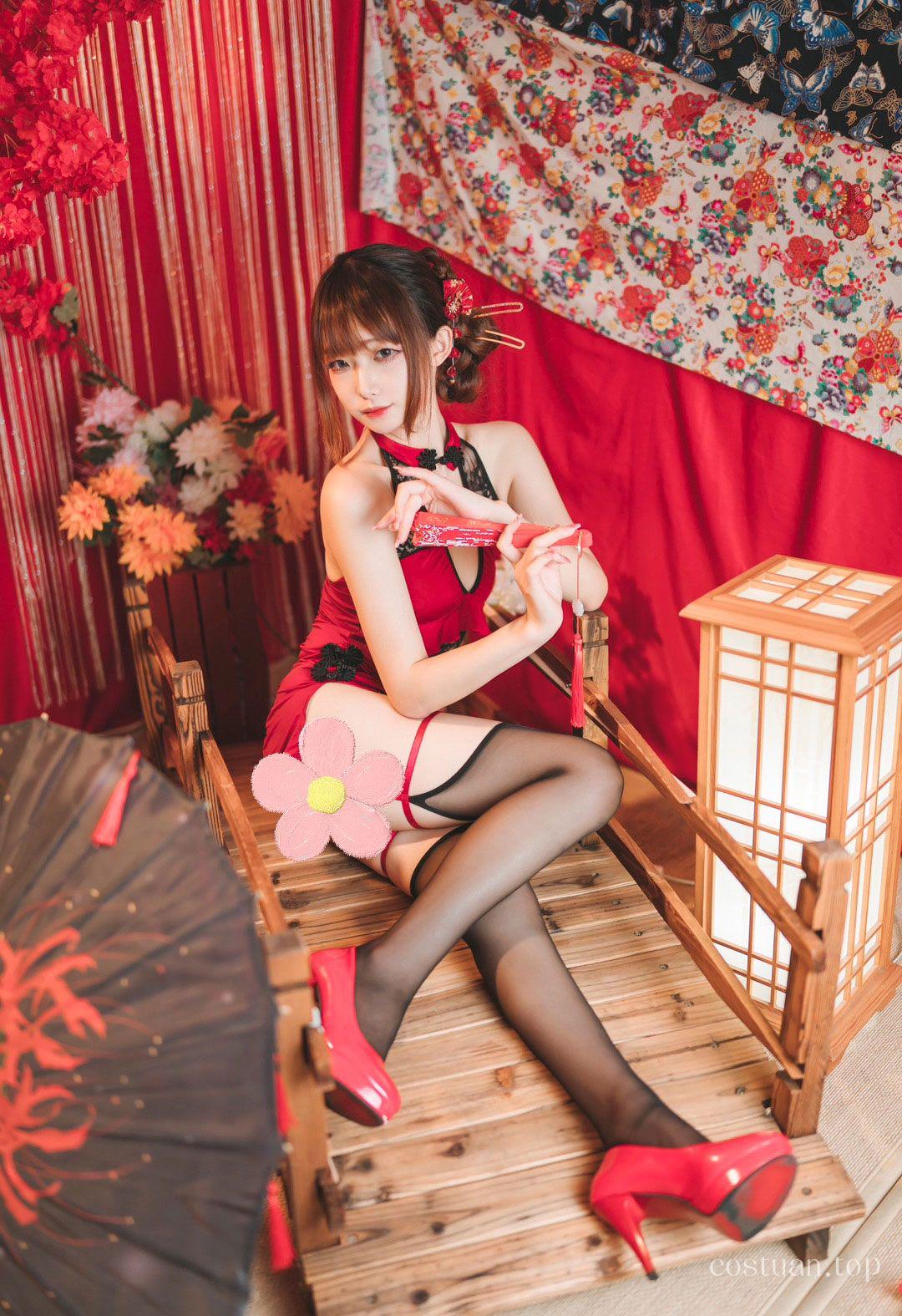 封疆疆v 韶华旗袍COS写真图集