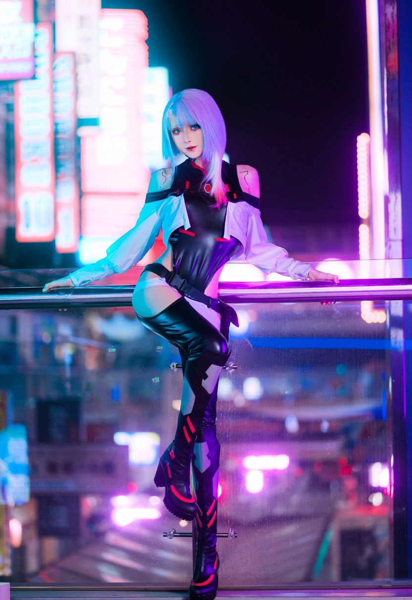 奶狮_《赛博朋克边缘行者》Lucy露西COS美图 奶狮_《赛博朋克边缘行者》Lucy露西COS美图