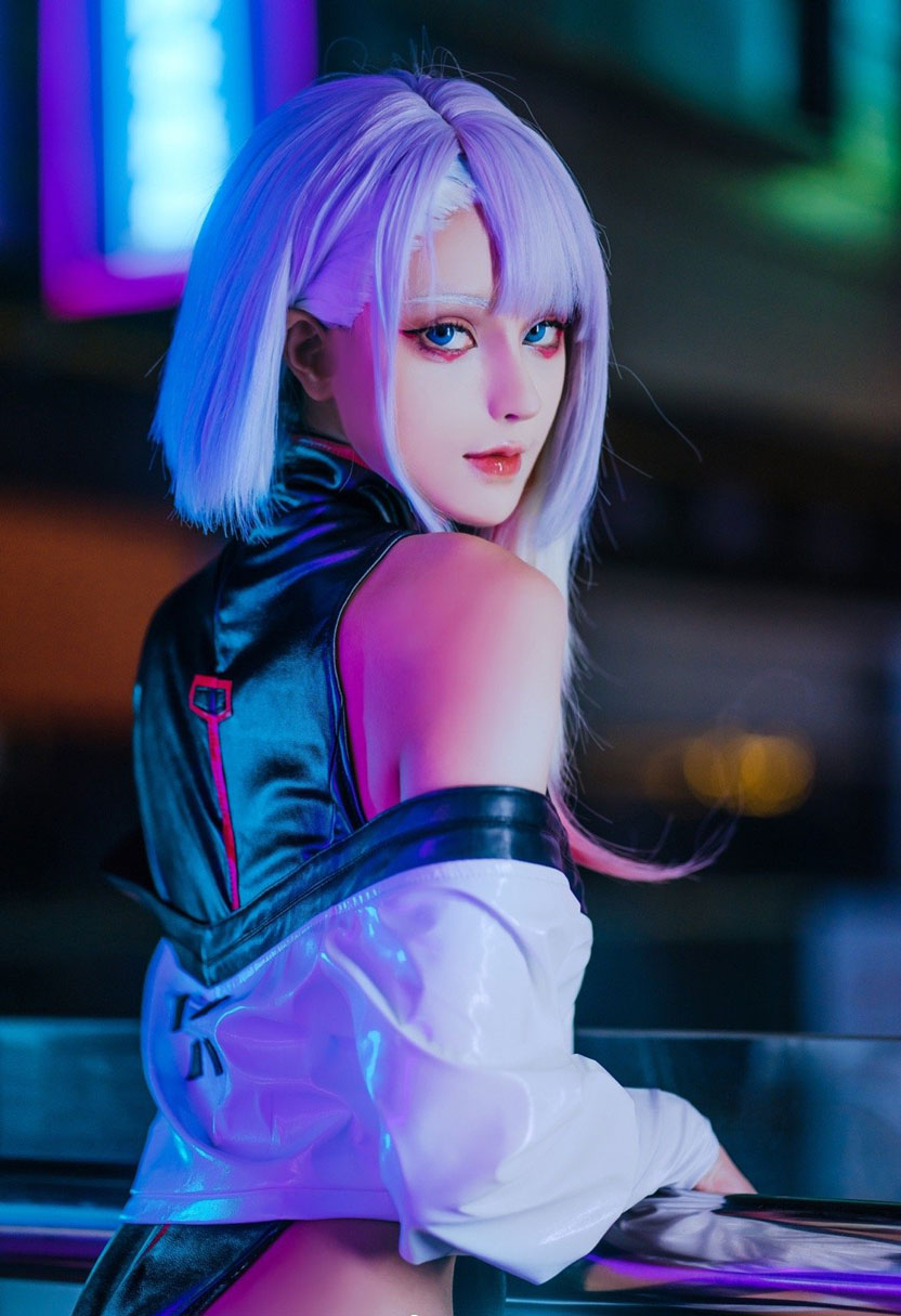 奶狮_《赛博朋克边缘行者》Lucy露西COS美图 奶狮_《赛博朋克边缘行者》Lucy露西COS美图