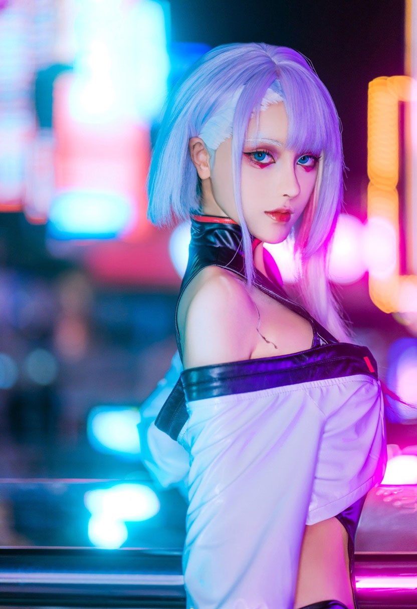 奶狮_《赛博朋克边缘行者》Lucy露西COS美图 奶狮_《赛博朋克边缘行者》Lucy露西COS美图