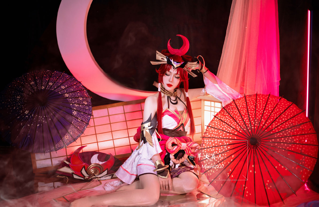 羊大真人COS《王者荣耀》不知火舞「绯月行」
