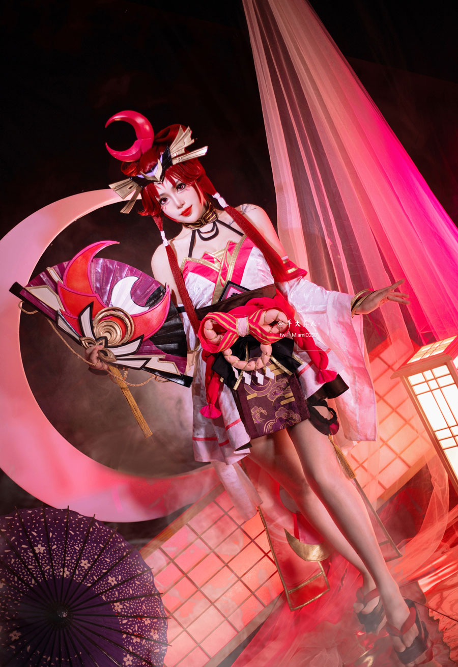 羊大真人COS《王者荣耀》不知火舞「绯月行」