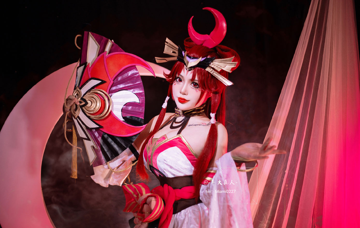 羊大真人COS《王者荣耀》不知火舞「绯月行」