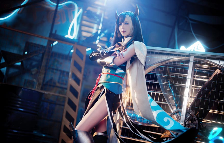 弥音音ww《我的勇者》新魔女「太虚之影·娜贝离诗」COSPLAY太好看了