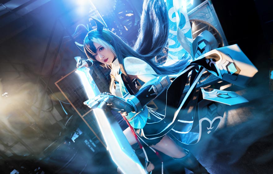 弥音音ww《我的勇者》新魔女「太虚之影·娜贝离诗」COSPLAY太好看了