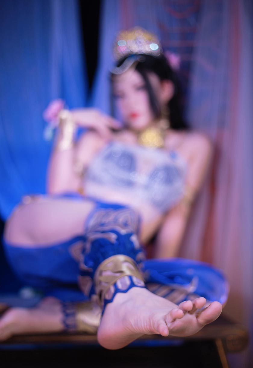 羊大真人COS《永劫无间》迦南「花无痕」西域风
