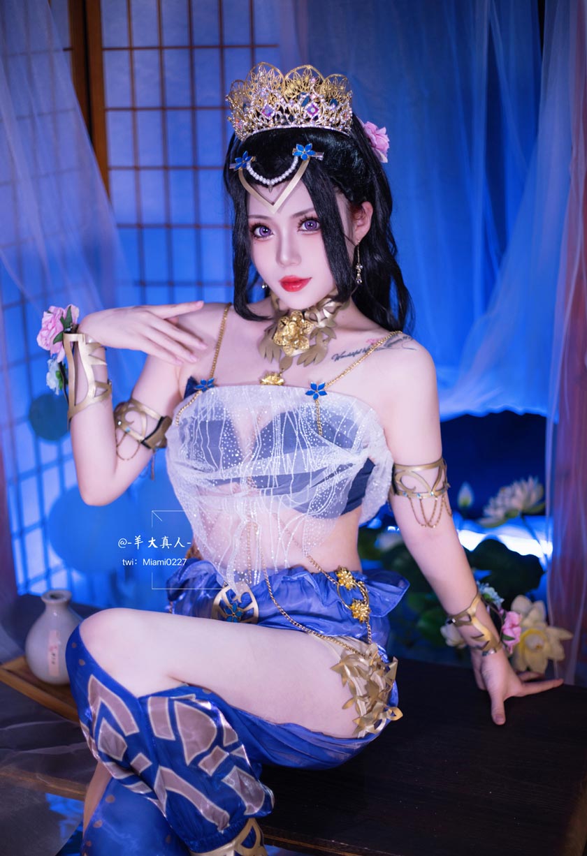 羊大真人COS《永劫无间》迦南「花无痕」西域风